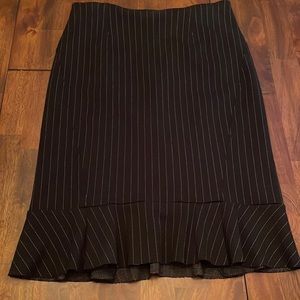 White House Black Market Pin Stripe Pencil Skirt